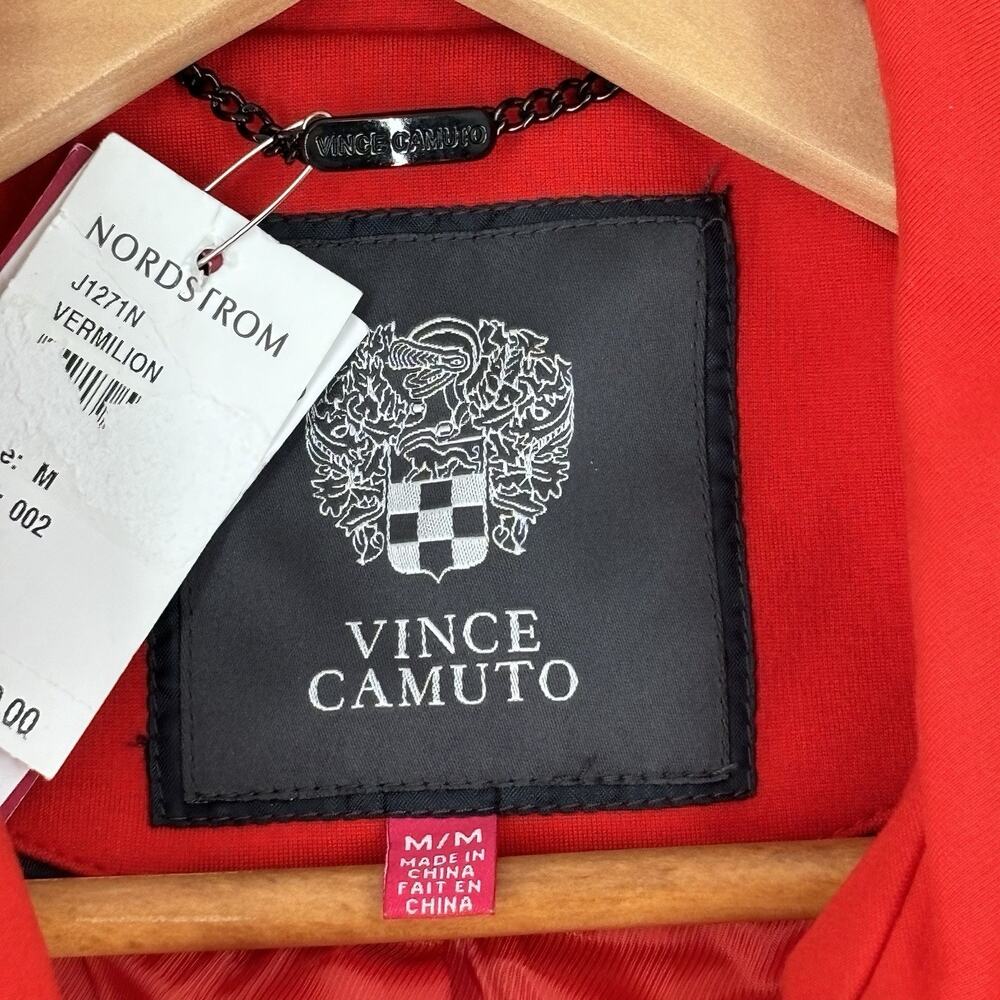 Vince Camino Women’s Red Coat Size Medium MSRP $300 - Picture 6 of 11